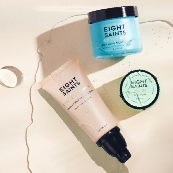 All In Eye Cream, Up The Anti Face Cream, Down To Earth Cleanser Bundle, plus FREE Mystery Gift!