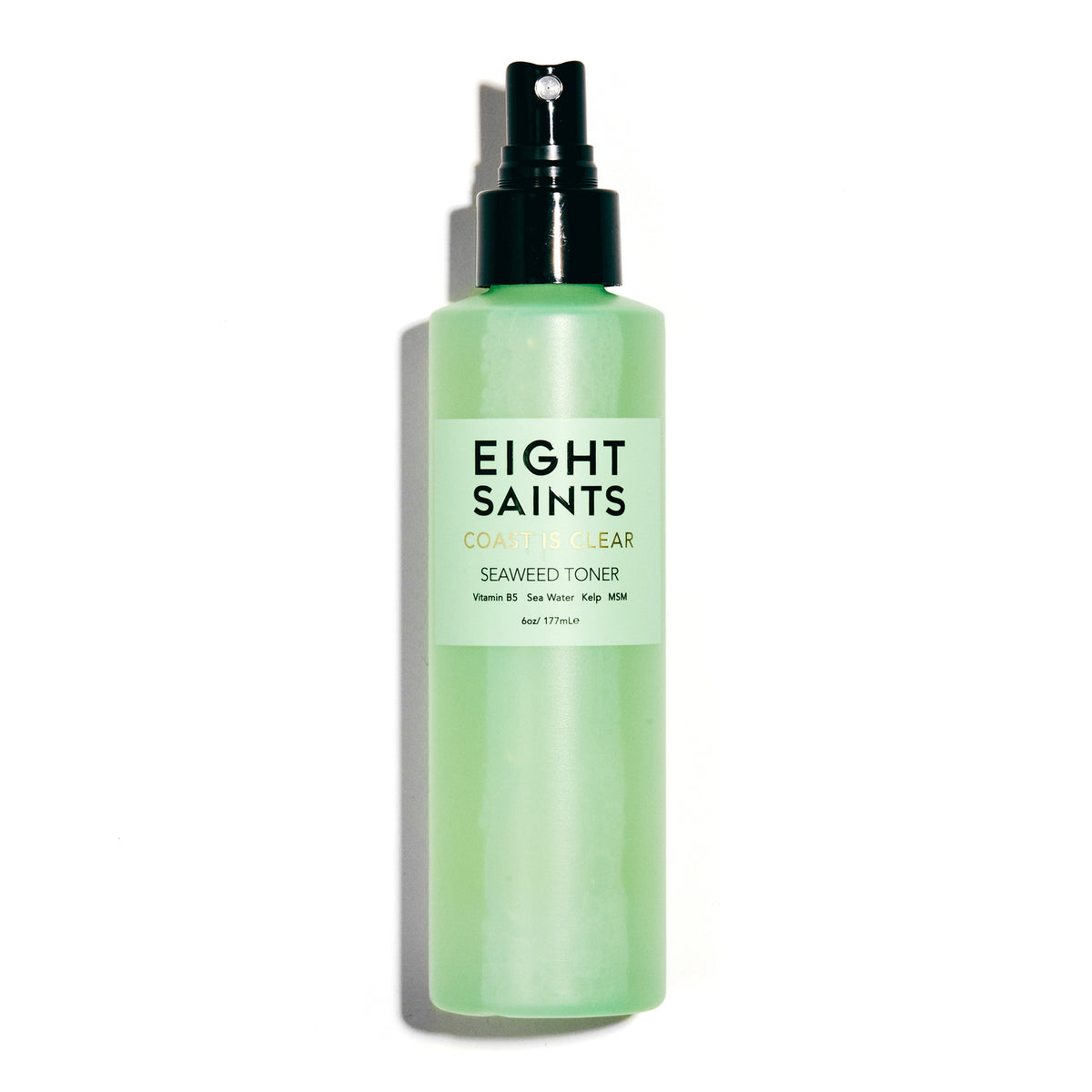 Eight Saints Coast Is Clear Seaweed Anti Aging Face Toner, Natural and Organic Alcohol Free Witch Hazel Toner for Face, Minimizes Large Pores and Redn